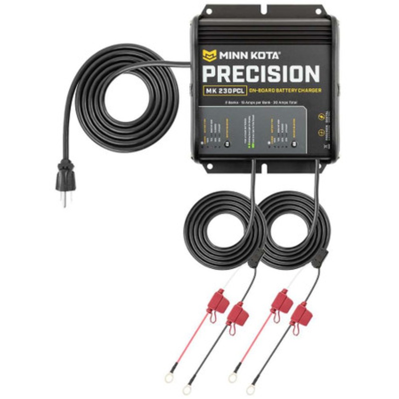 Minn Kota 1832302 On-Board Precision Charger MK-230 PCL 2 Bank x 15 AMP