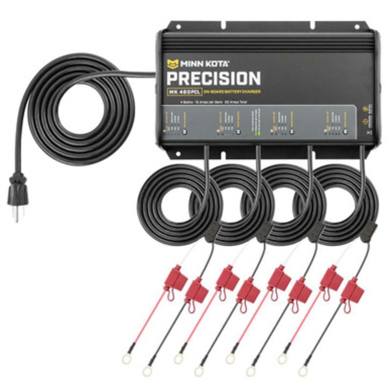 Minn Kota 1834602 On-Board Precision Charger MK-460 PCL 4 Bank x 15 AMP