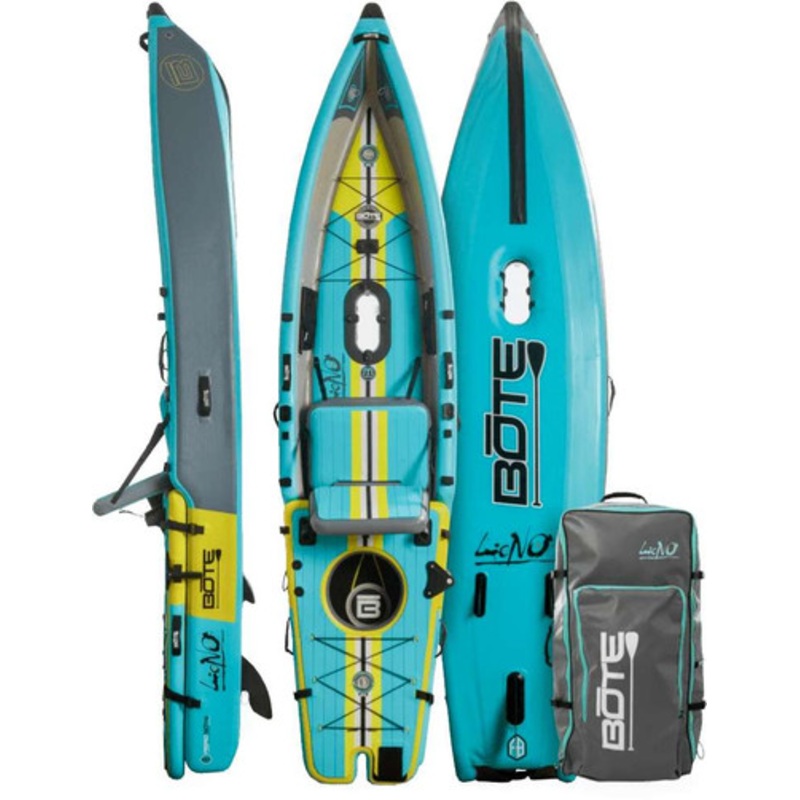 BOTE LONO Aero Inflatable Kayak – 12 ft. 6 in. – Native Citron (2021)