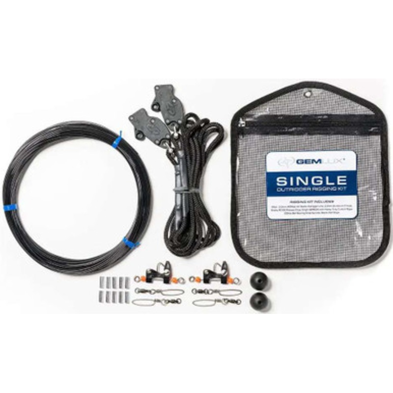 Gemlux Single Outrigger Rigging Kit – Black