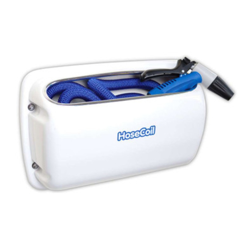 HoseCoil Expandable Hose Kit w/ Side Mount Enclosure – 25 ft.