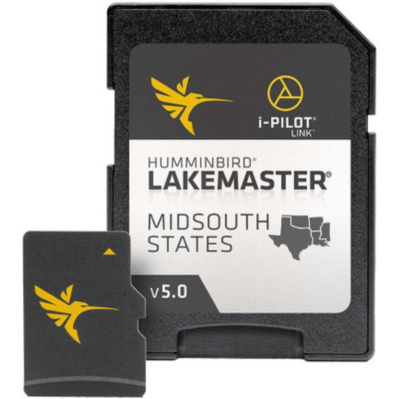 Humminbird 600009-9 LakeMaster Chart – Midsouth States – MicroSD/SD – Version 5