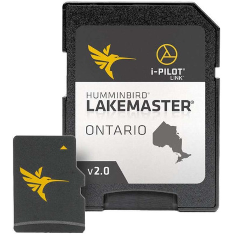 Humminbird 600053-2 LakeMaster Chart – Ontario w/Woods Rainy Lakes – MicroSD/SD – Version 2