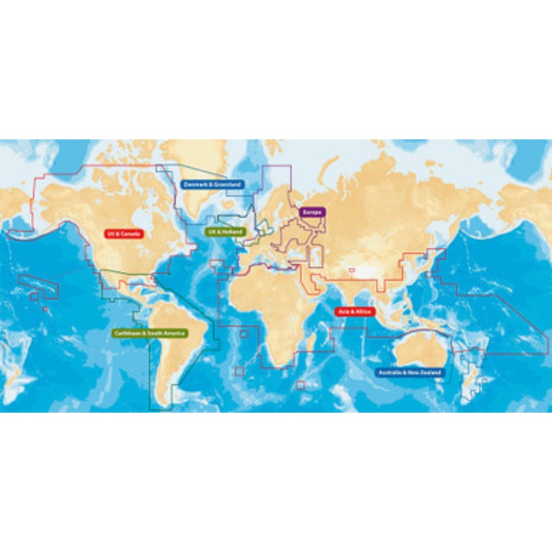 Navionics MSD/NAV+W Flexible Coverage – Global Regions – microSD/SD