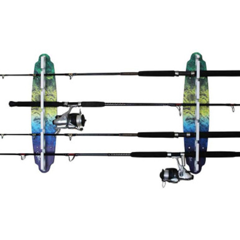 Reel Salty Waterproof 11 Fishing Rod Wall/Ceiling Rack – Mahi
