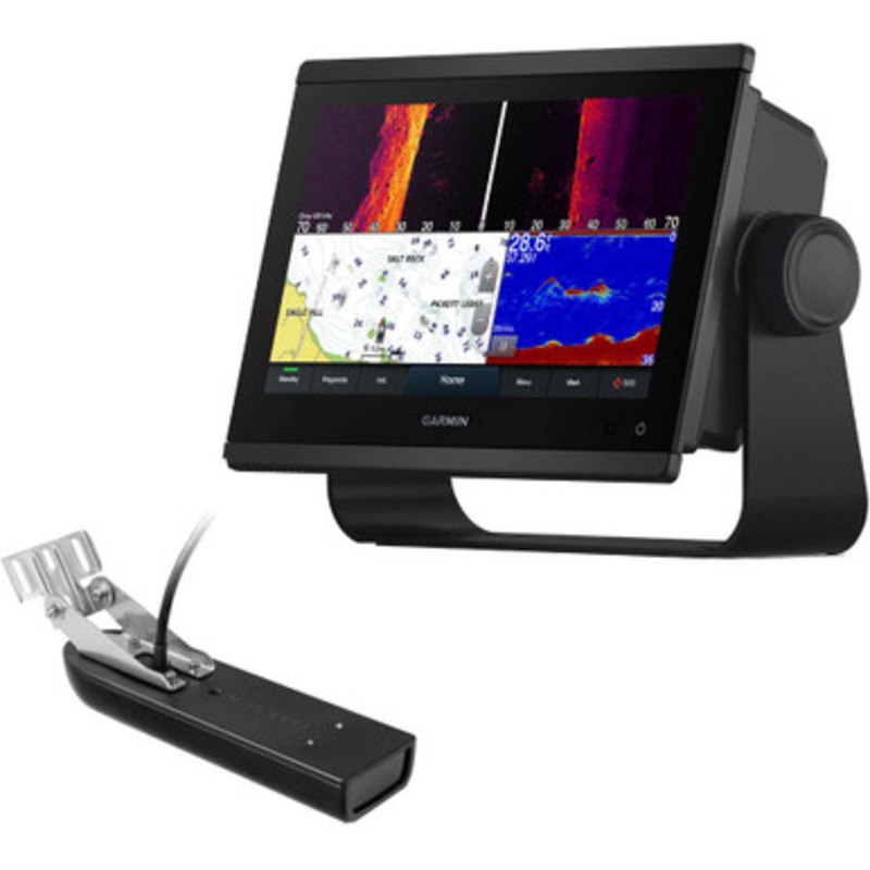 Garmin 010-02366-03/GT23M GPSMAP 943xsv Combo GPS/Fishfinder – Preloaded US+Canada+Bahamas BlueChart g3 – LakeVu g3 w/GT23M-TM