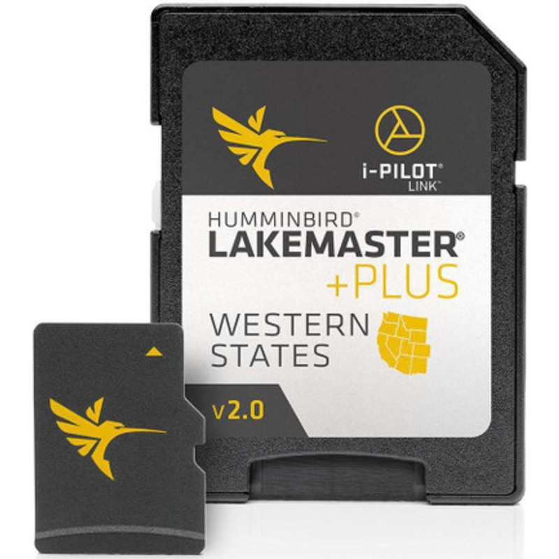 Humminbird 600011-5 LakeMaster Plus Chart – Western States – MicroSD/SD – Version 2