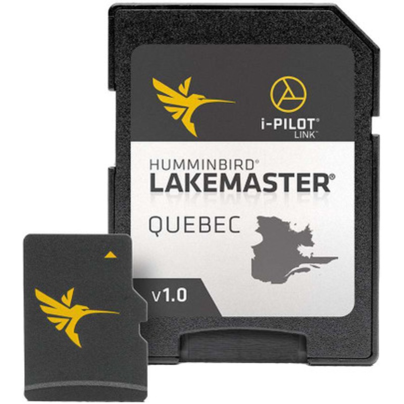 Humminbird 600055-1 LakeMaster Chart – Quebec – MicroSD/SD – Version 1