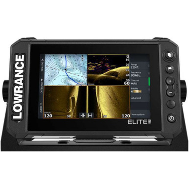 Lowrance 000-15688-001 Elite FS 7 Chartplotter/Fishfinder w/ Active Imaging 3-in-1 Transom Mount Transducer