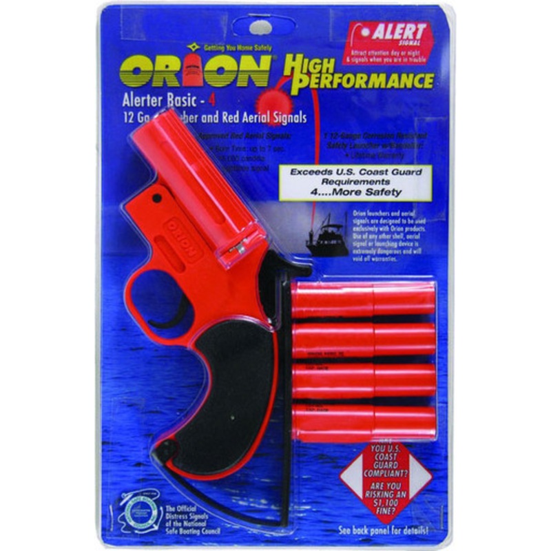 Orion 584 Alerter Basic 12 Gauge Safety Launcher w/ Four Red Aerial Signals