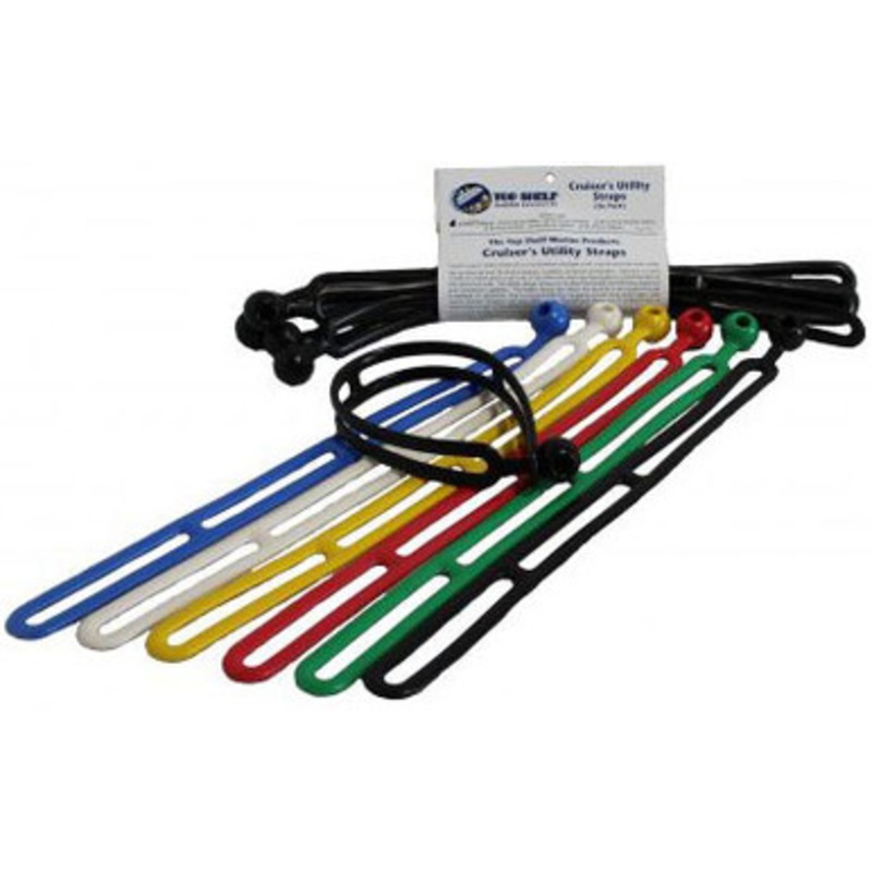 Top Shelf Marine Cruiser’s Utility Straps – Assorted – 6 Pack