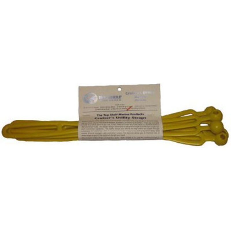 Top Shelf Marine Cruiser’s Utility Straps – Yellow – 6 Pack