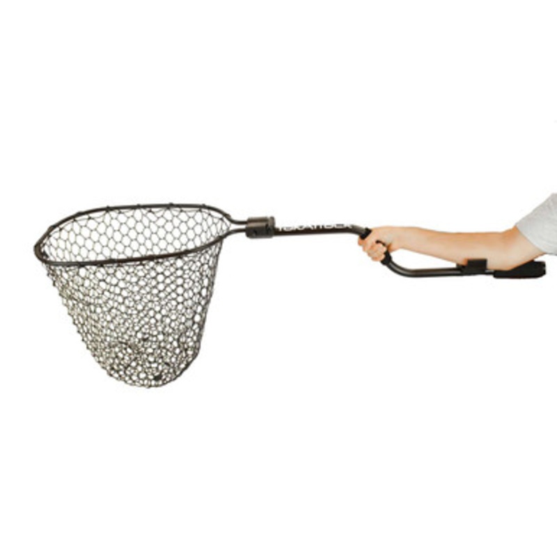 YakAttack Leverage Landing Net 12 in. x 20 in. Hoop 47 in. Long w/ Foam Extension