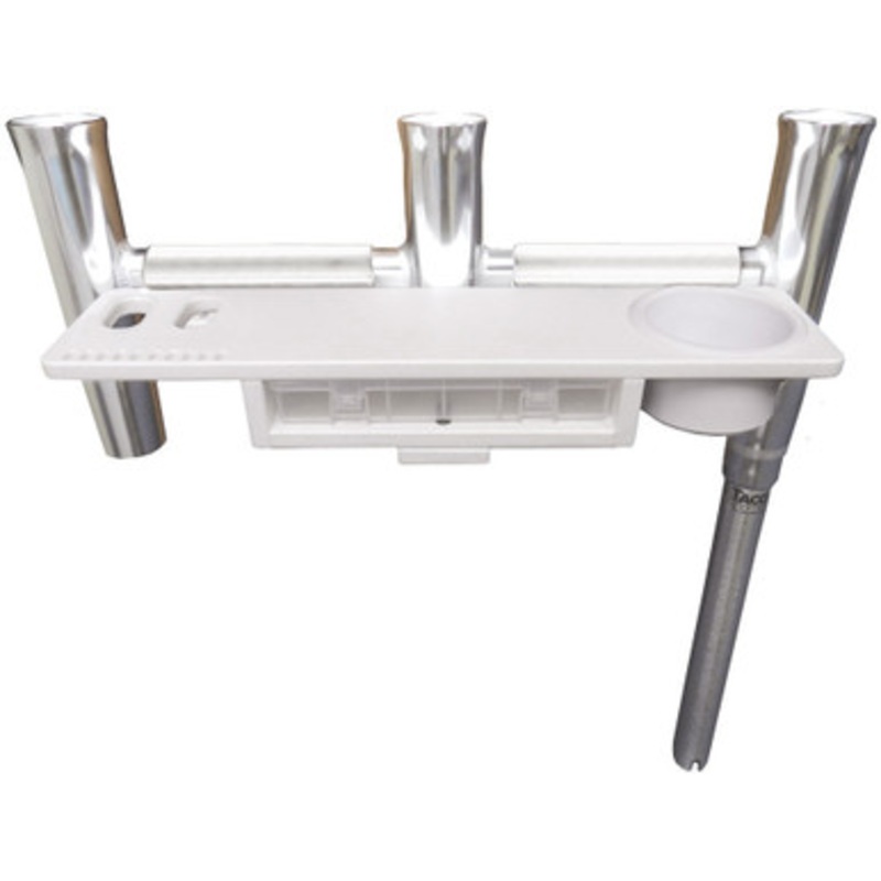 TACO Deluxe Trident Rod Holder Cluster w/ Tool Caddy – Offset