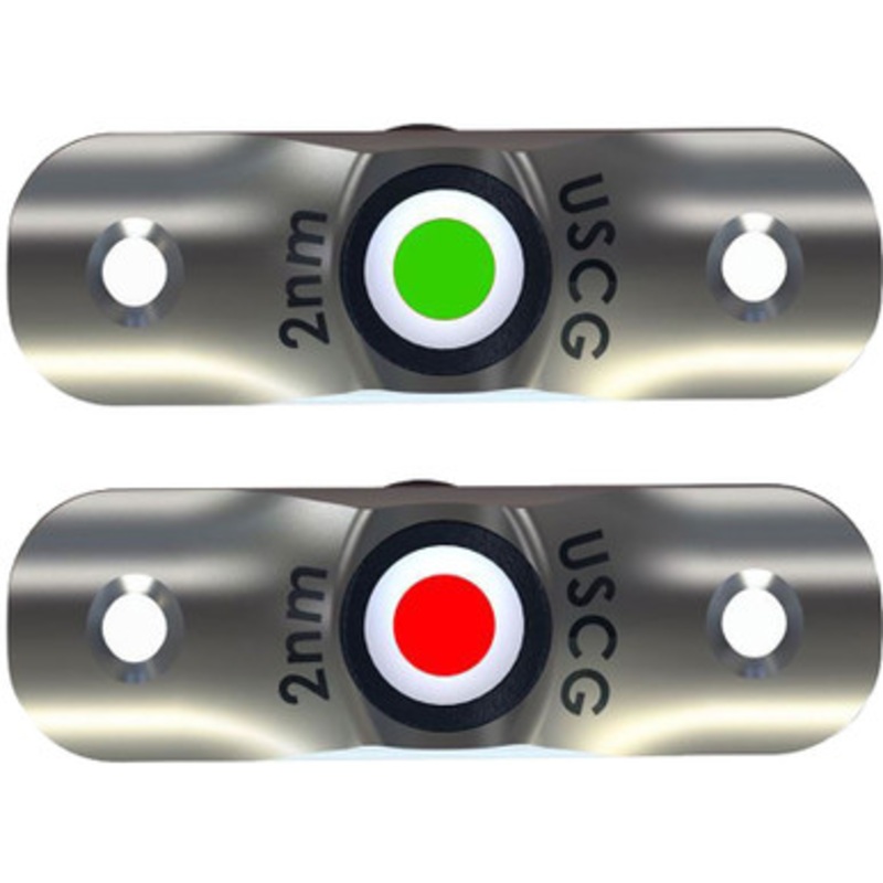 TACO F38-6800D Rub Rail Mounted LED Navigation Light Set – 2-1/2”
