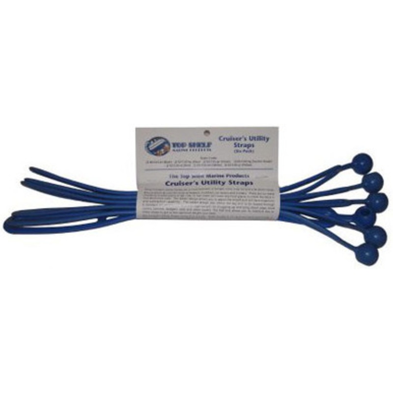 Top Shelf Marine Cruiser’s Utility Straps – Blue – 6 Pack
