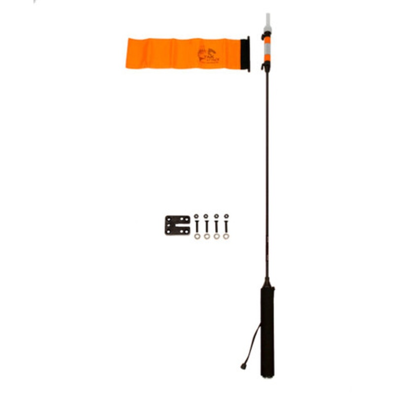 YakAttack VISIPole II – GearTrac Ready – Includes Flag & Mighty Mount