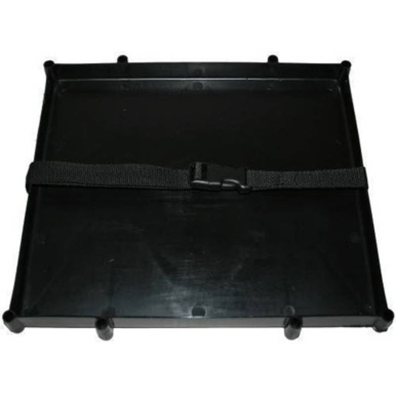 T-H Marine DBH-27P-DP Dual Battery Holder Tray with Poly Strap – Holds Two 27 Series Batteries