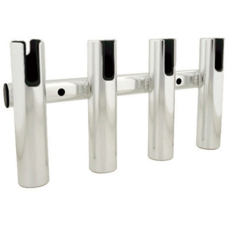 TACO 4-Rod Holder Rack, Brushed Aluminum – F31-3004BSA-1