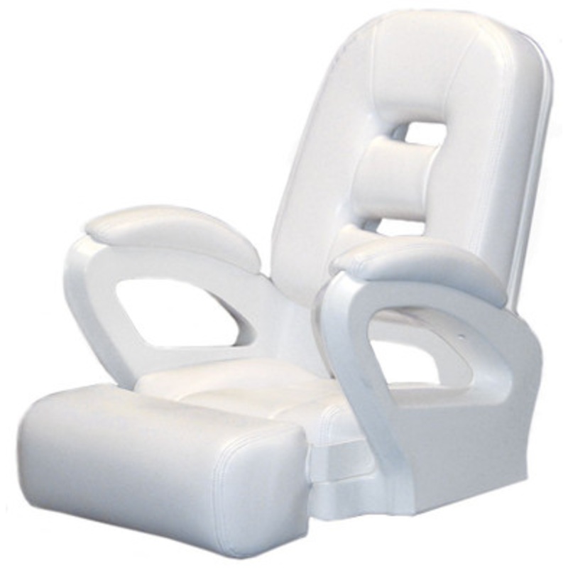 Todd 40-1045 Miami Helm Seat – Flip-Up Bolster