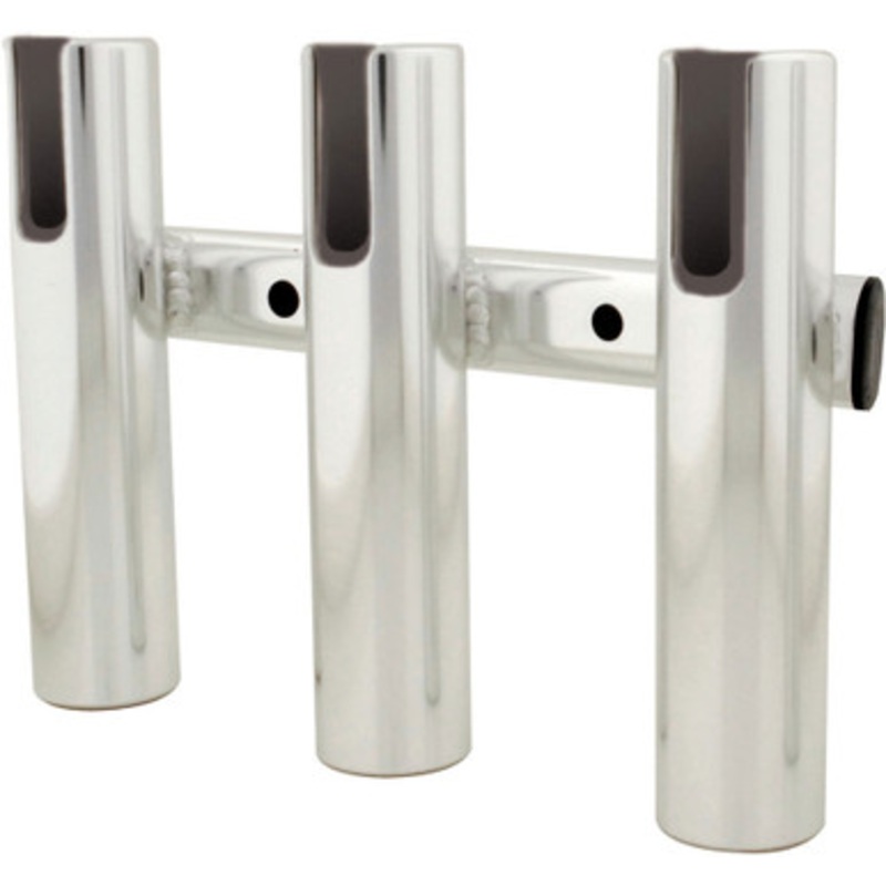 TACO 3-Rod Holder Rack, Brushed Aluminum – F31-3003BSA-1