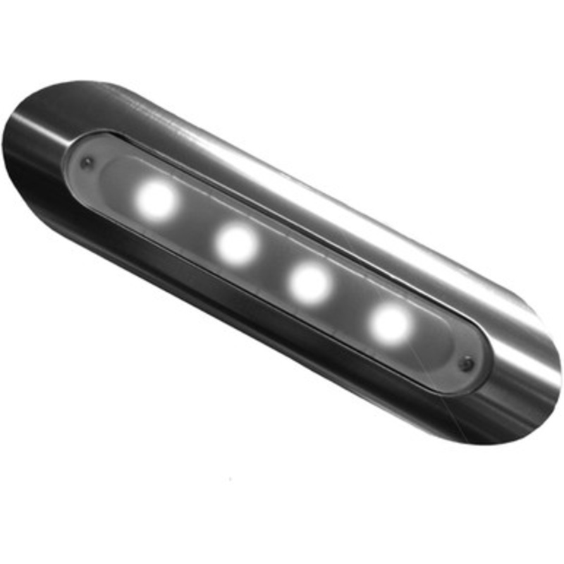 TACO 4-LED Deck Light – Pipe Mount – Aluminum Housing