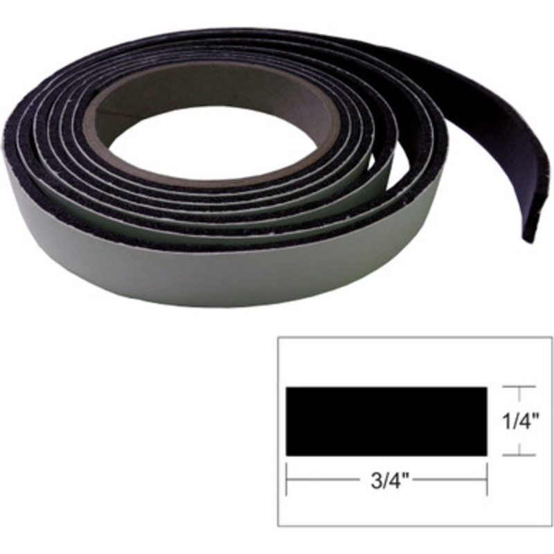 TACO Hatch Tape – 8’L x 1/4”H x 3/4”W – Black