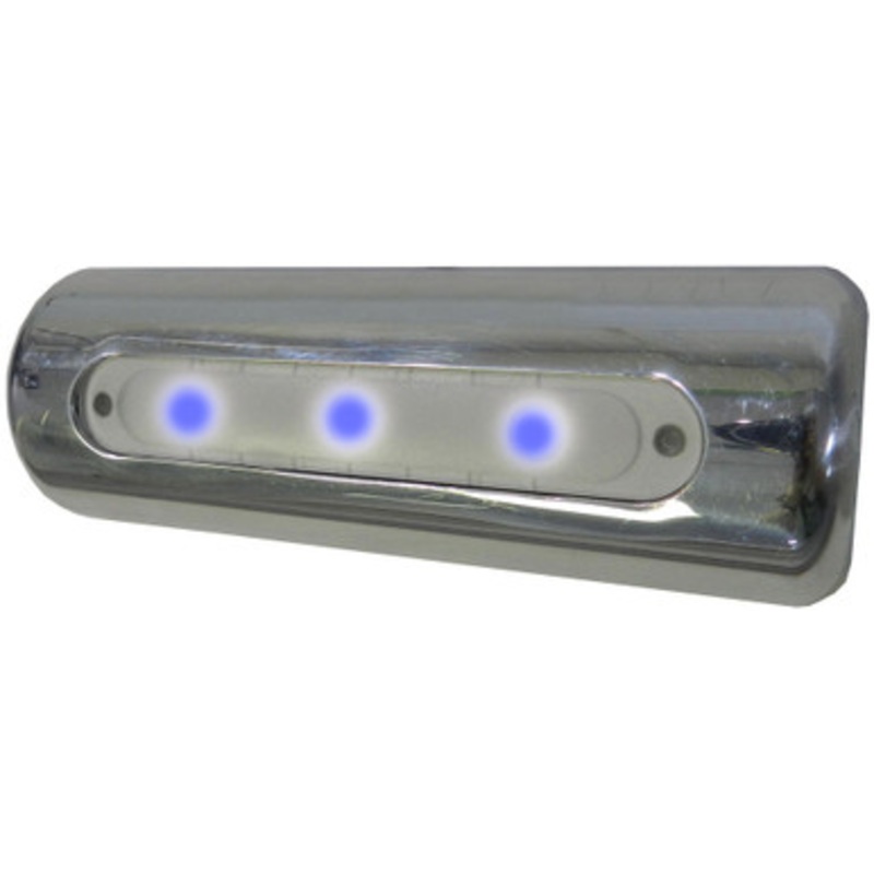 TACO LED Deck Light – Pipe Mount – Blue LEDs