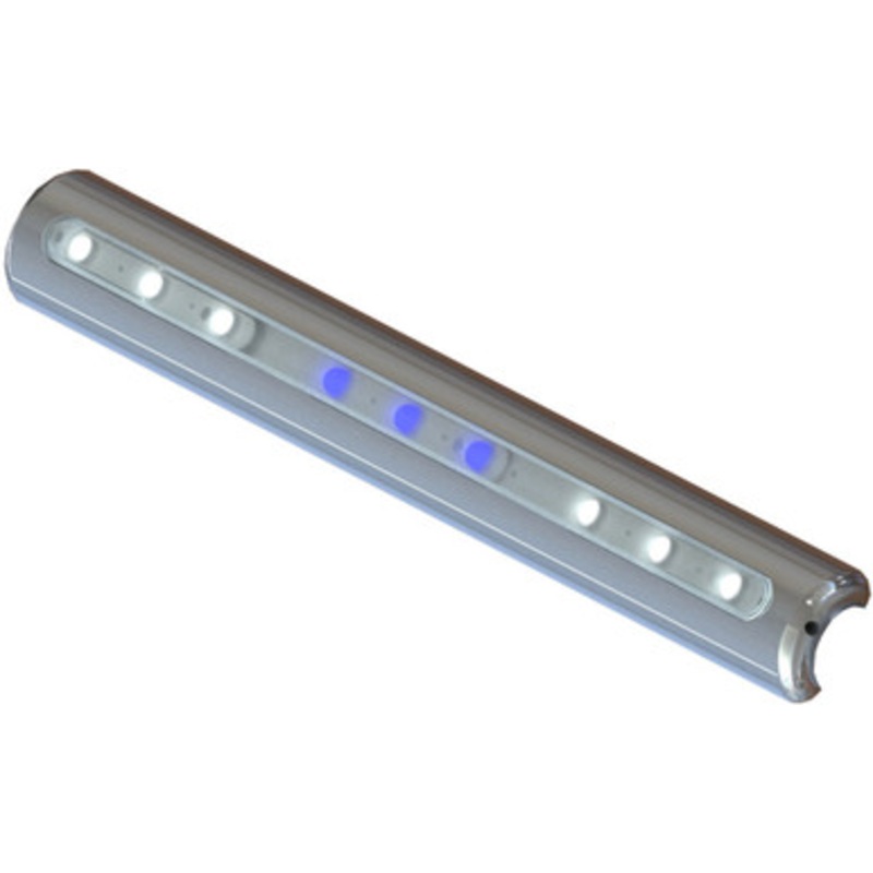 TACO LED T-Top Light – Pipe Mount – White/Blue LEDs
