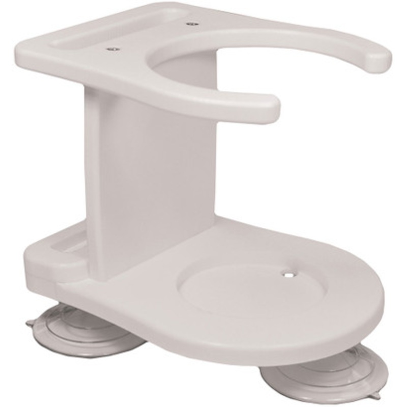 TACO Single Tumbler Poly Drink Holder – White