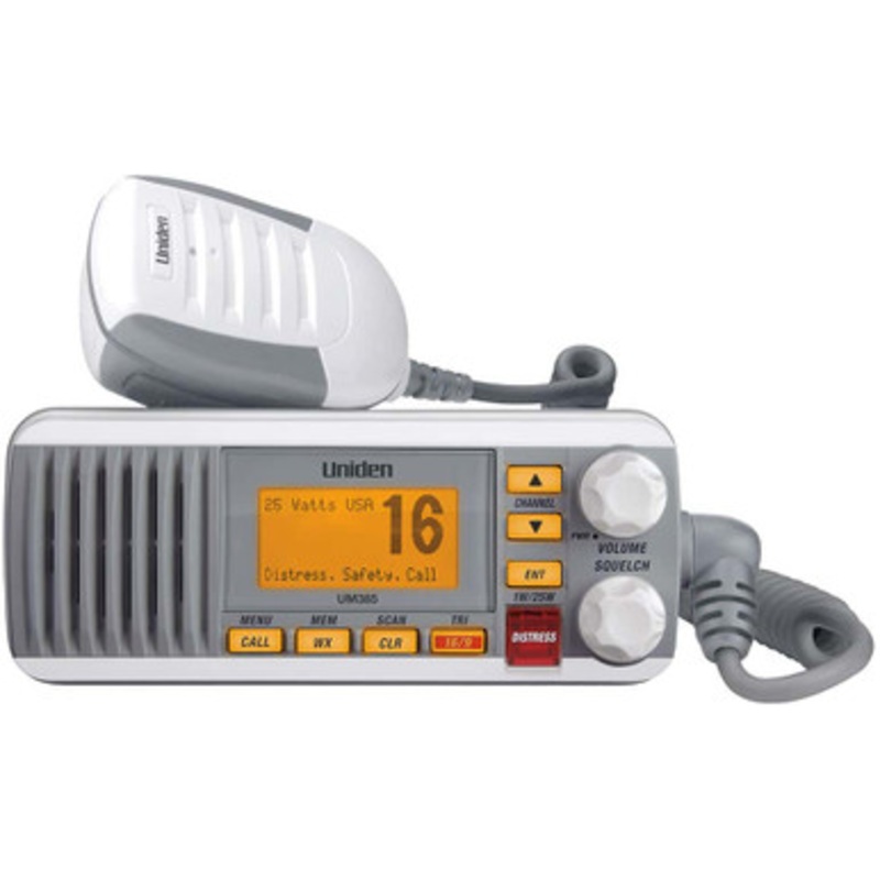 Uniden UM385 Fixed Mount VHF Radio – White