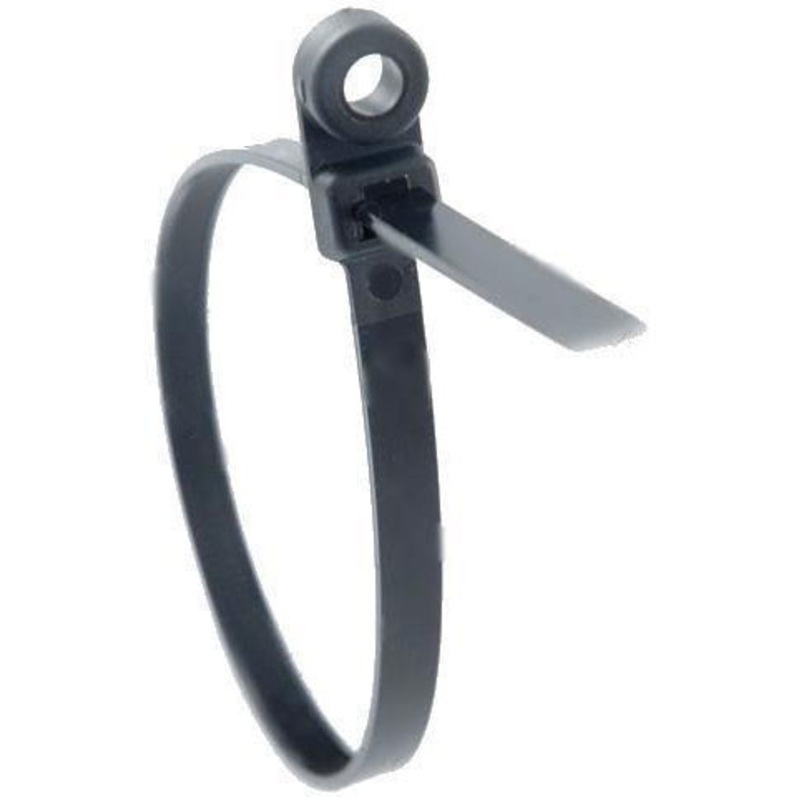 T-H Marine 075B-RAD-C-DP Radiused Cable Tie – 7-1/2in – Black – 100 Pack