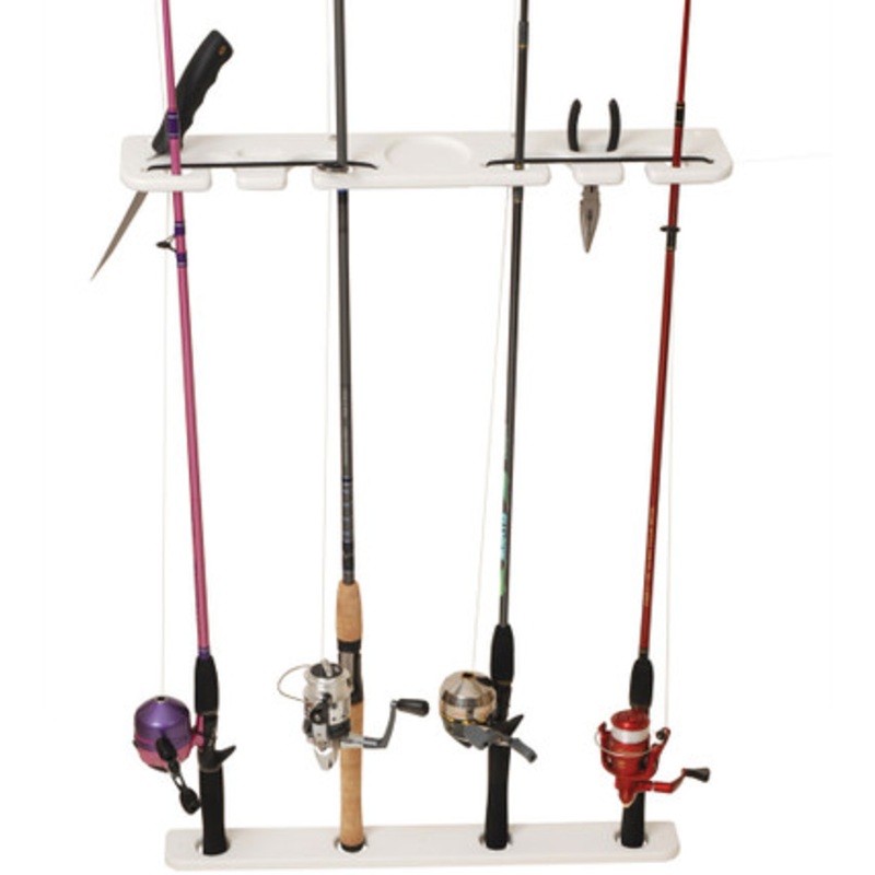 TACO 4-Rod Deluxe Pontoon Boat Tackle Rack – P03-074W