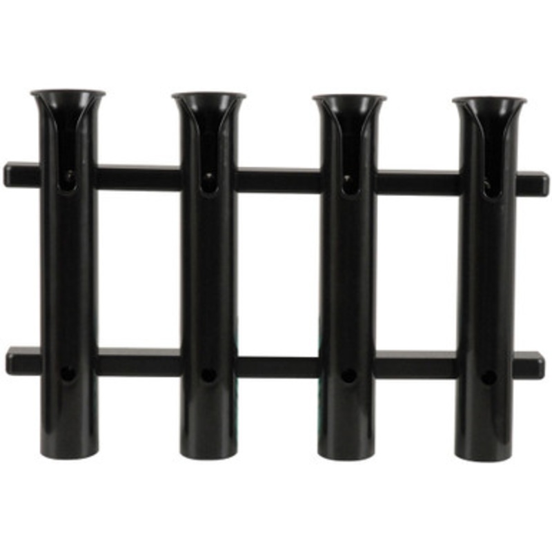 TACO 4-Rod Poly Rod Rack, Deluxe Black – P03-064B