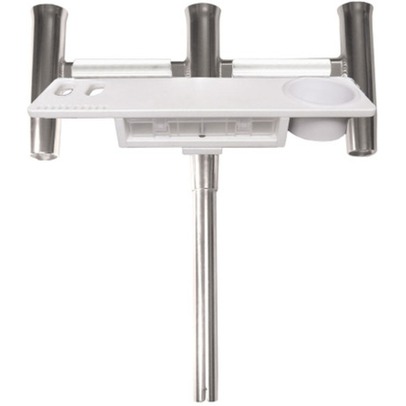 TACO Deluxe Trident Rod Holder Cluster w/ Tool Caddy – Straight
