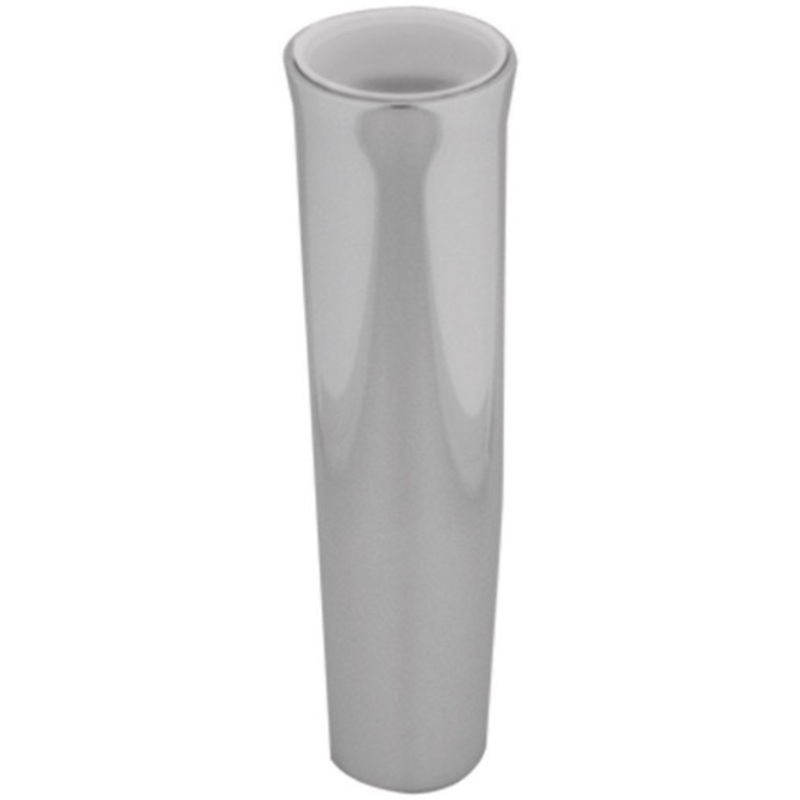 TACO Flared Weld-On Rod Holder – 9-3/4L x 1-3/4ID – White Liner Polished Finish