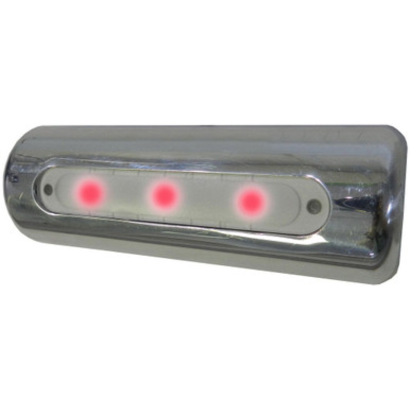 TACO LED Deck Light – Pipe Mount – Red LEDs