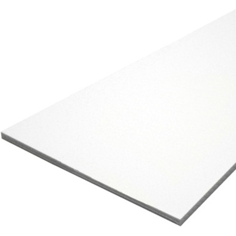 TACO Marine Lumber – 12” x 27” x 1/2” – White Starboard