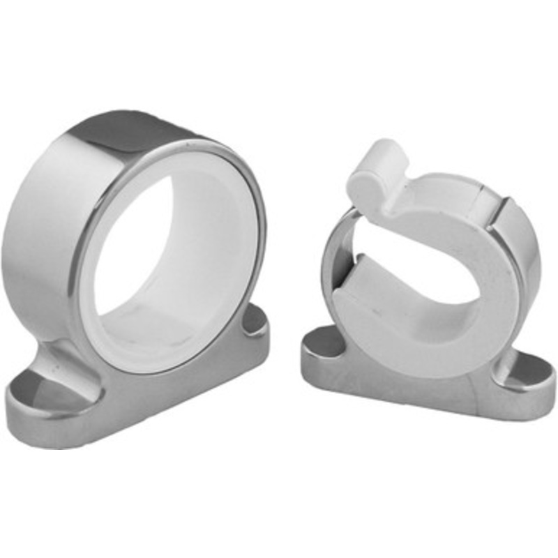 TACO Single Rod Hanger, Polished Stainless Steel – F16-2700-1