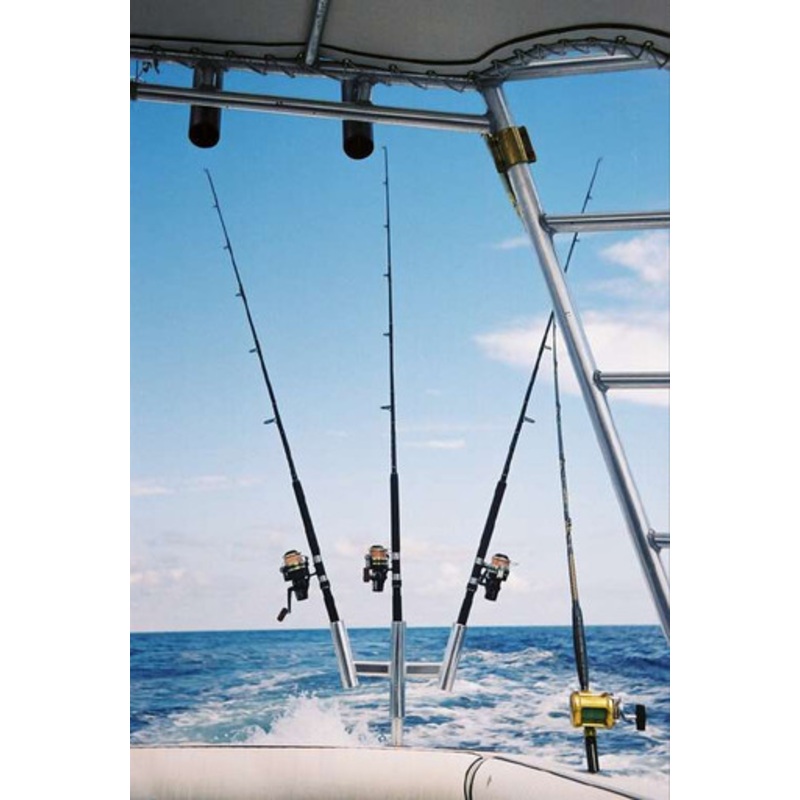 Tigress 88156 Triple Aluminum Kite Rod Holder