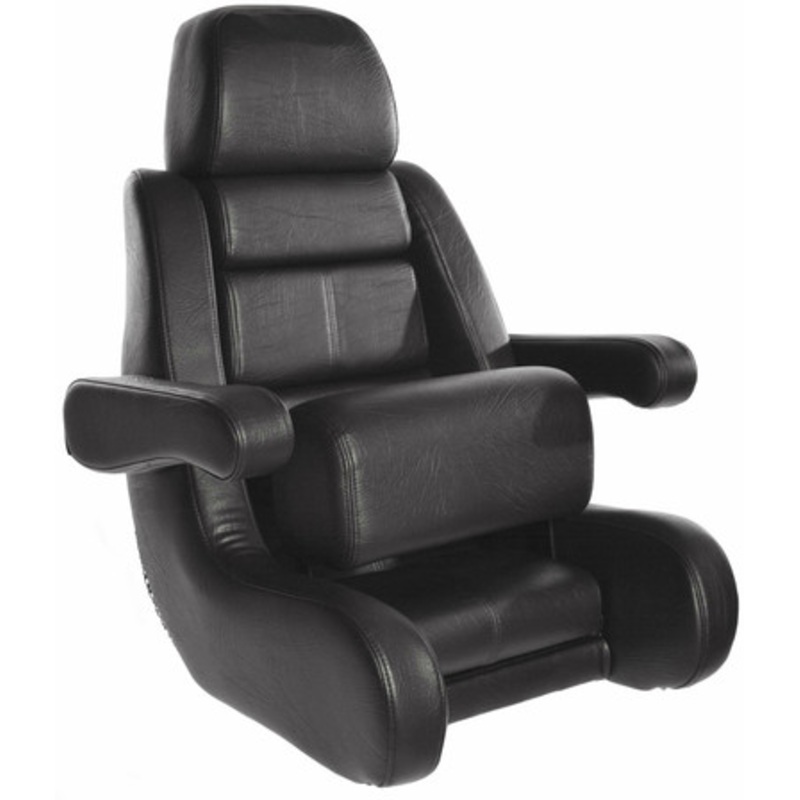 Todd U9705BK-FB 5 Star ”Flip-Up Bolster” Helm Seat Only