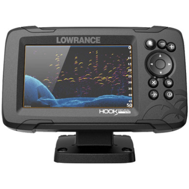 Lowrance 000-15503-001 HOOK Reveal 5x Fishfinder w/ SplitShot Transducer & GPS Trackplotter