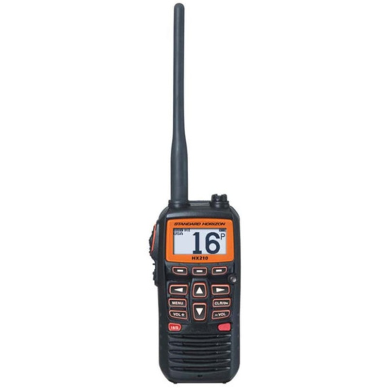 Standard Horizon HX210 6W Floating Handheld Marine VHF Transceiver
