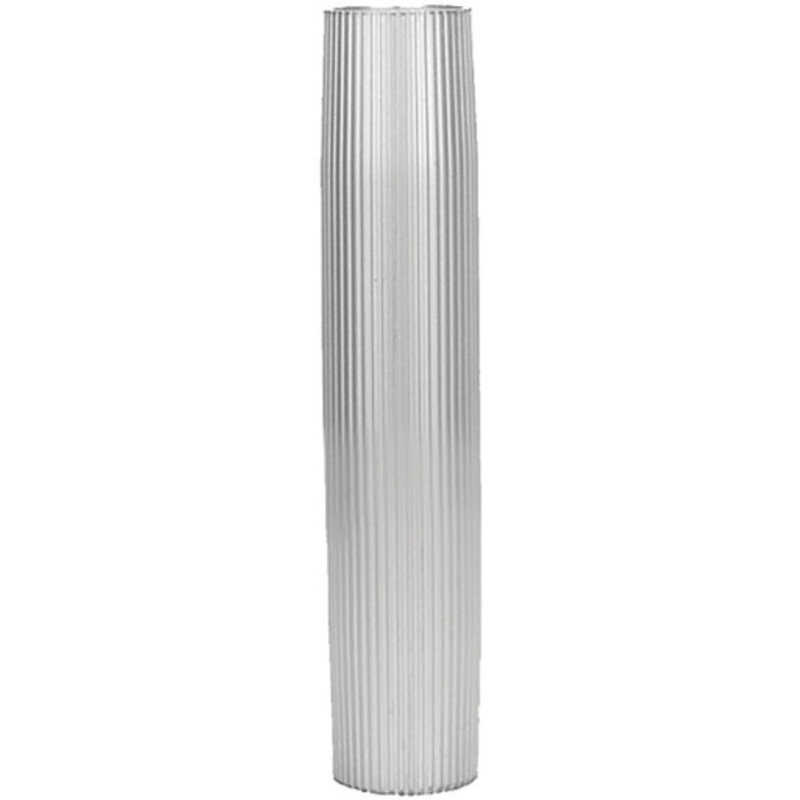 TACO Aluminum Ribbed Table Pedestal – 2-3/8” O.D. – 26” Length