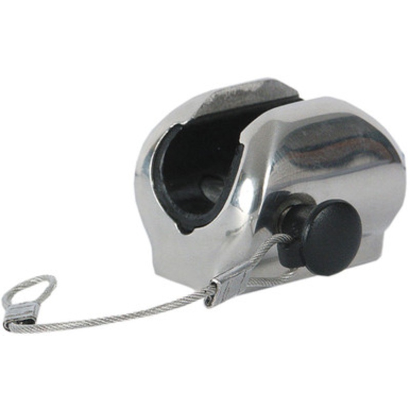 TACO Flat Deck Hinge w/ Pin & Lanyard – Fits 7/8” Tube