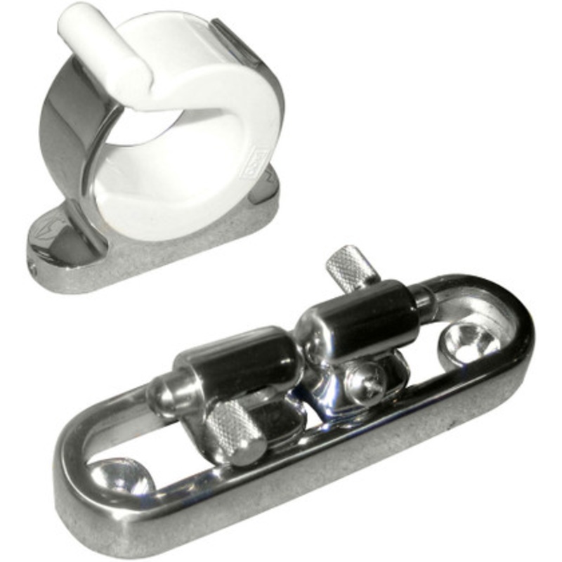 TACO Stainless Steel Adjustable Reel Hanger Kit w/ Rod Tip Holder – Adjusts from 1.875 – 3.875